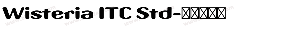 Wisteria ITC Std字体转换
